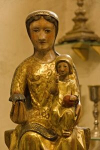 Vierge romane de l'ancienne cathédrale d'Alet-les-Bains