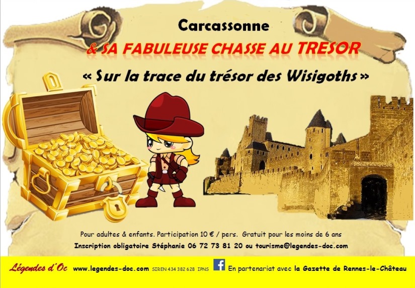 Chasse au trésor de Carcassonne. Sur les traces du trésor des Wisigoths